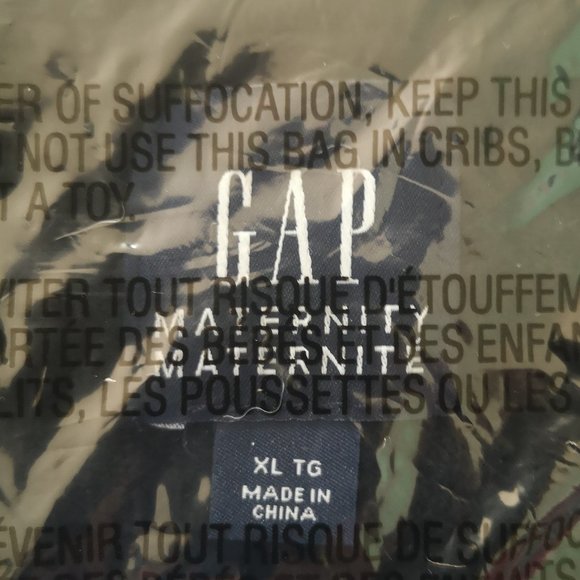 NWT - GAP Maternity Softest Henley Sweater Dress Black - Picture 4 of 5